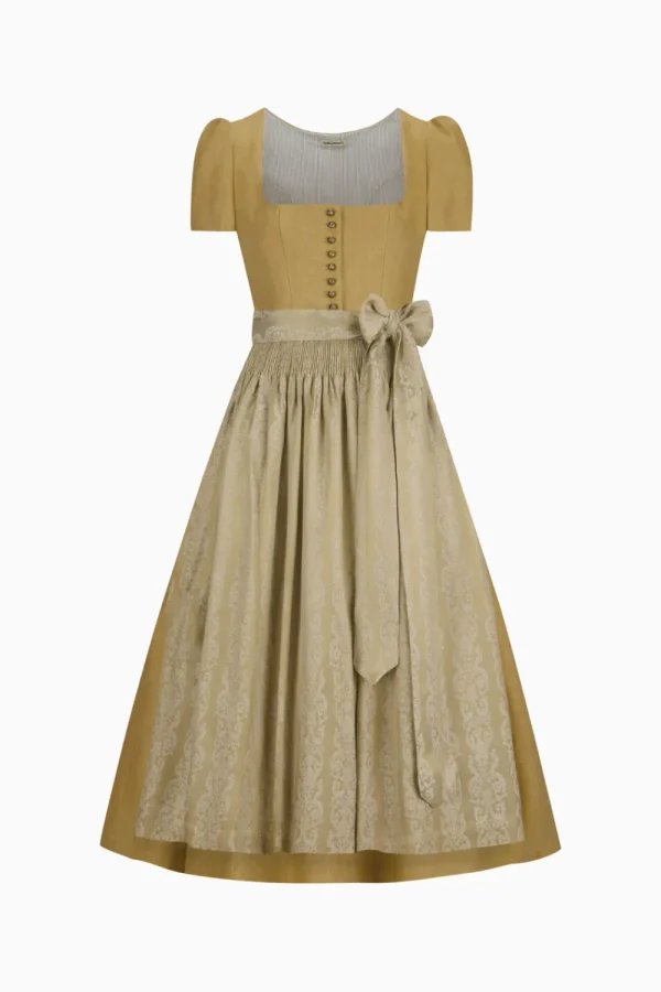 Dirndl^Gottseidank Dirndl Tessa zitrusgelb