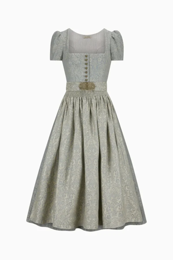 Dirndl^Gottseidank Dirndl Tessa nebelblau
