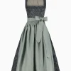 Dirndl^Gottseidank Dirndl Vreni petrolblau