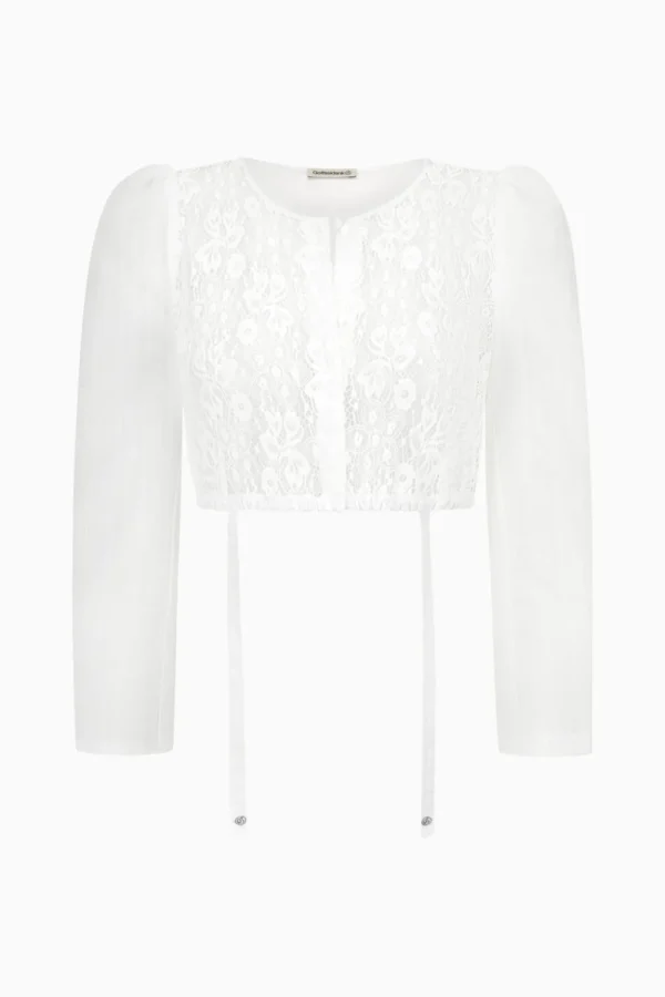 Blusen^Gottseidank Dirndlbluse Anastasia eierschale