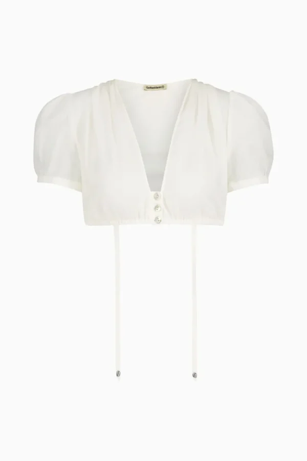 Blusen^Gottseidank Dirndlbluse Annelies eierschale