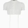 Blusen^Gottseidank Dirndlbluse Franzi Weiss