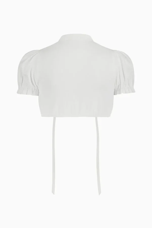 Blusen^Gottseidank Dirndlbluse Franzi Weiss