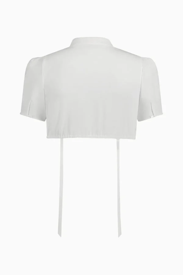 Blusen^Gottseidank Dirndlbluse Pompadour weiß