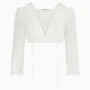 Blusen^Gottseidank Dirndlbluse Simone eierschale