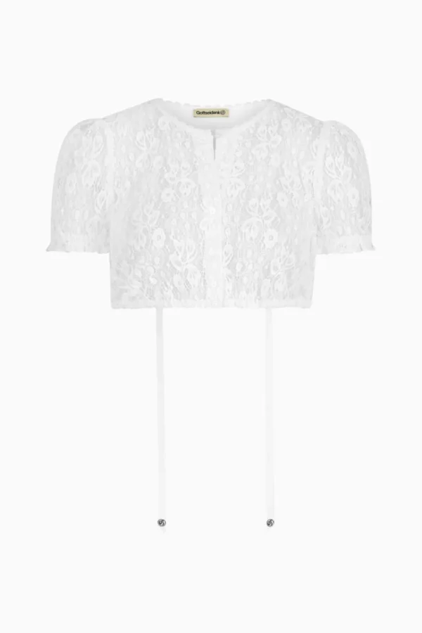 Blusen^Gottseidank Dirndlbluse Viktoria eierschale