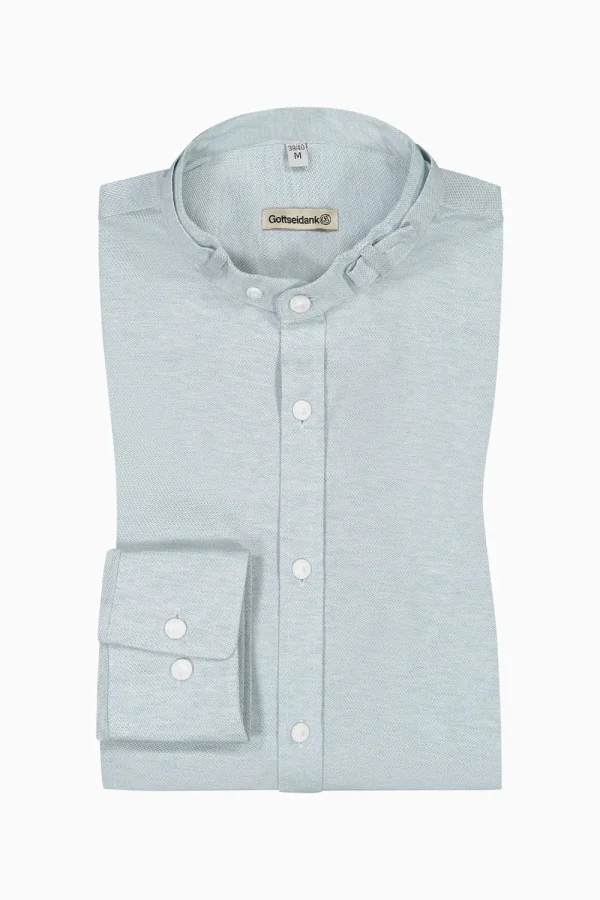Hemden^Gottseidank Herrenhemd Lenz babyblau