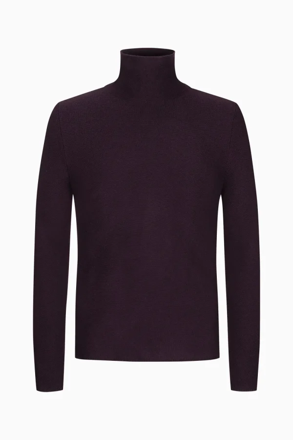 Strick^Gottseidank Herrenpullover Conrad pflaume