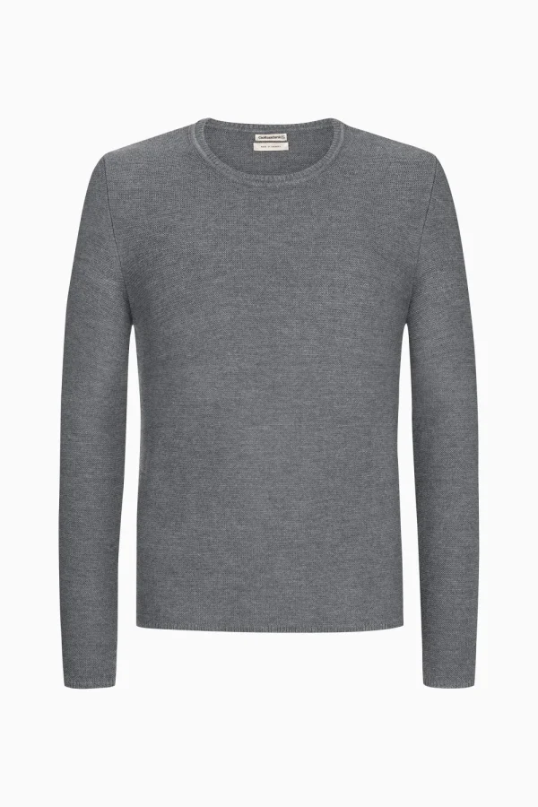 Strick | Strick^Gottseidank Herrenpullover Jakob Uni zinngrau