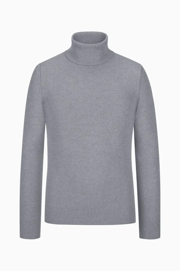 Strick^Gottseidank Herrenpullover Petrus zinngrau