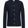 Strick^Gottseidank Herrenstrickjacke Aloisius Uni schwarzblau