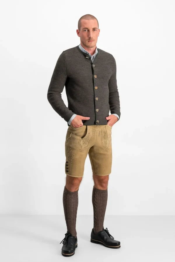 Strick^Gottseidank Herrenstrickjacke Aloisius beluga