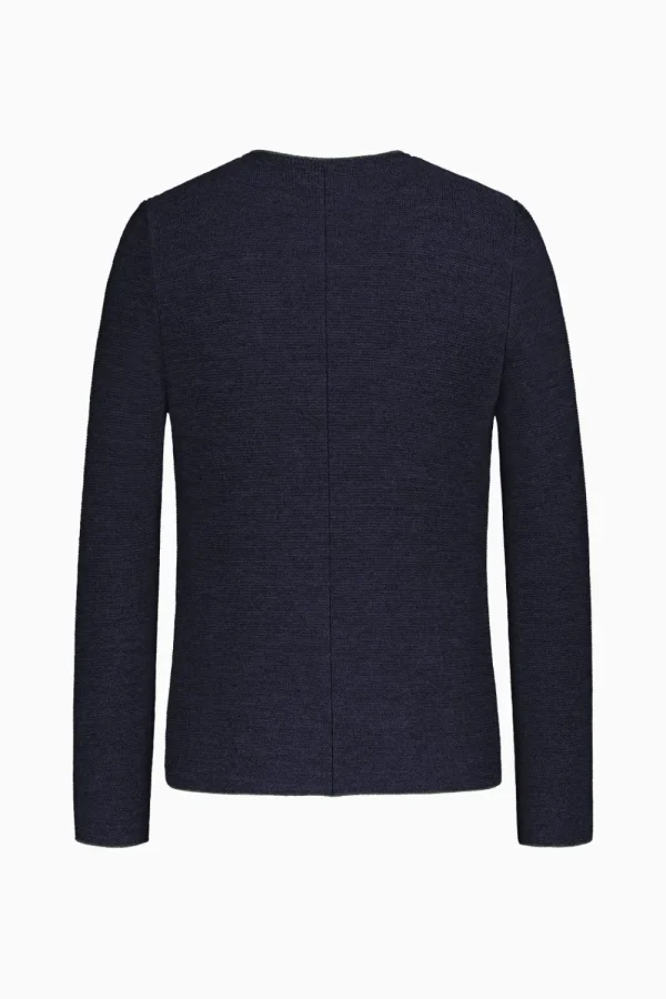 Strick^Gottseidank Herrenstrickjacke Aloisius Tintenblau