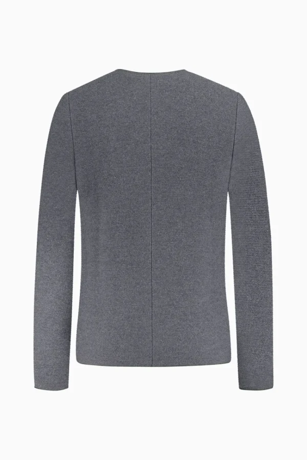 Strick^Gottseidank Herrenstrickjacke Anselm Asphalt