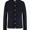 Strick^Gottseidank Herrenstrickjacke Anselm Uni Marine