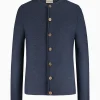 Strick^Gottseidank Herrenstrickjacke Anselm Uni Oxfordblau