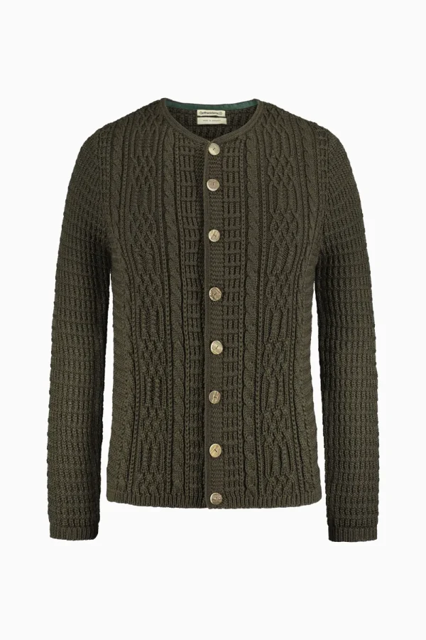 Strick^Gottseidank Herrenstrickjacke Anton Uni altoliv