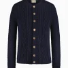 Strick^Gottseidank Herrenstrickjacke Anton Uni tintenblau