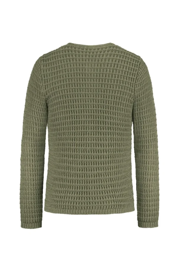 Strick^Gottseidank Herrenstrickjacke Anton Uni oliv