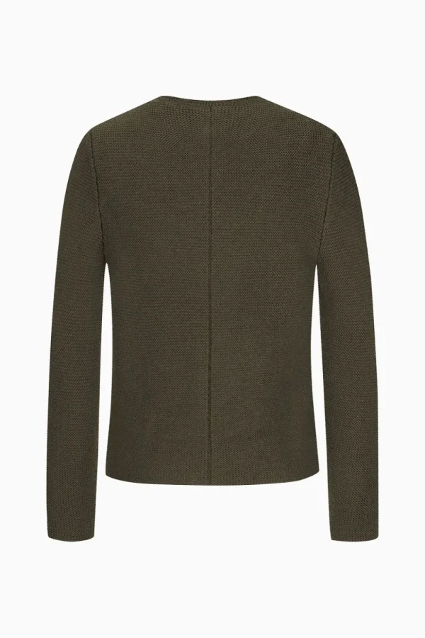 Strick^Gottseidank Herrenstrickjacke Hannes Uni altoliv