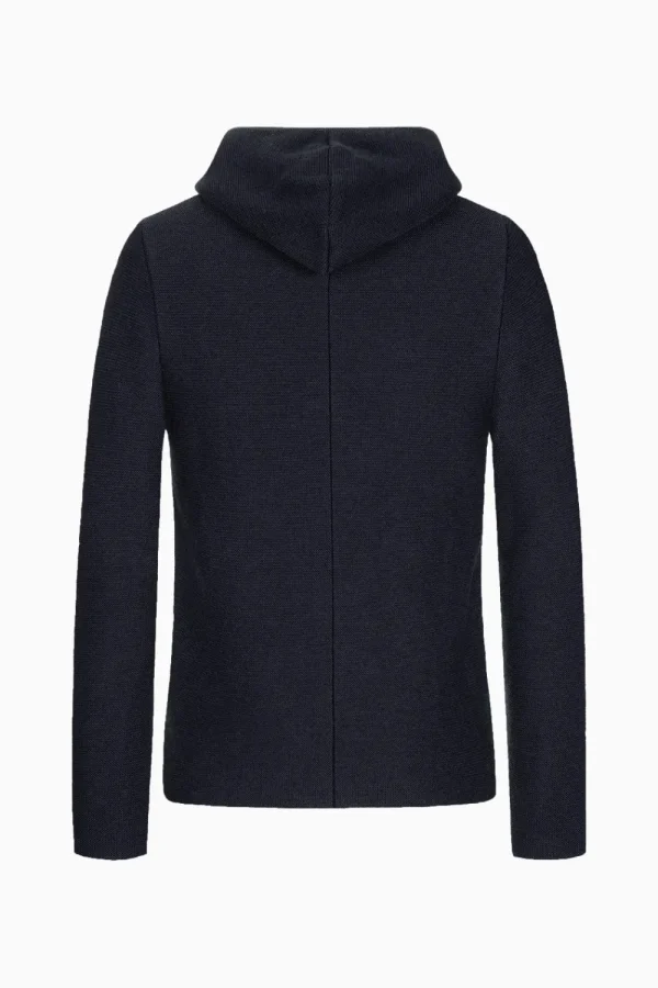 Strick^Gottseidank Herrenstrickjacke Johann Uni tintenblau