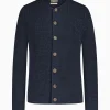 Strick^Gottseidank Herrenstrickjacke Toni schwarzblau