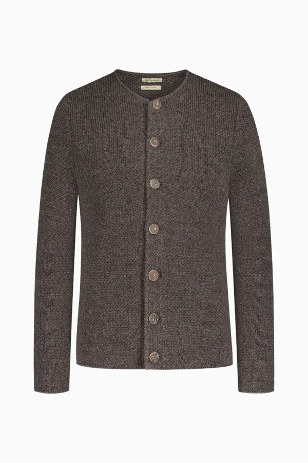 Strick^Gottseidank Herrenstrickjacke Toni beluga