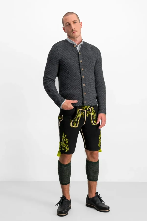 Strick^Gottseidank Herrenstrickjacke Xaver anthrazit