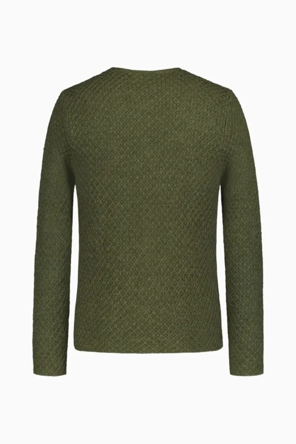 Strick^Gottseidank Herrenstrickjacke Xaver Uni bronzegrün