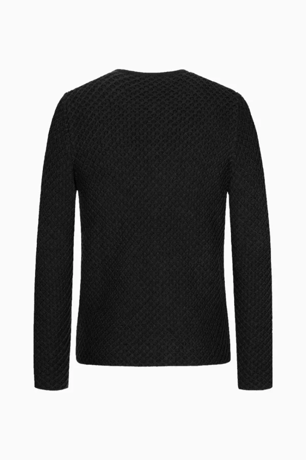 Strick^Gottseidank Herrenstrickjacke Xaver Uni kaviarschwarz