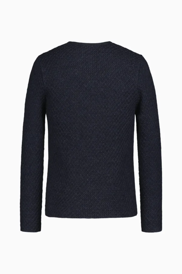Strick^Gottseidank Herrenstrickjacke Xaver Uni carbonblau