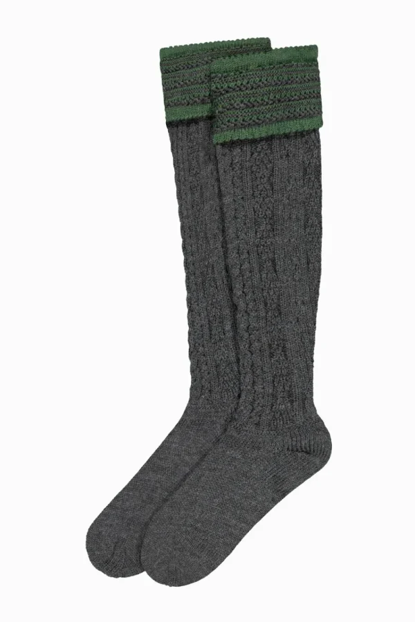 Herrensocken | Strick^Gottseidank Herrenstrümpfe Partnach asphalt-bronzegrün