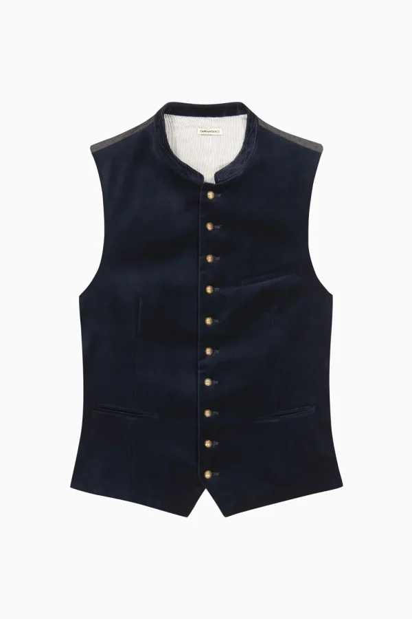 Westen^Gottseidank Herrenweste Konstantin schwarzblau