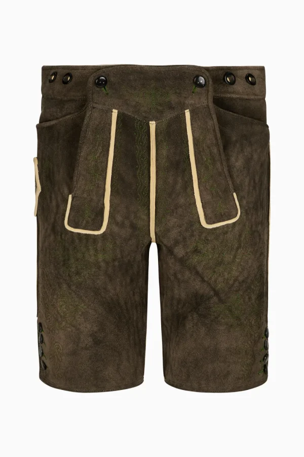 Lederhosen^Gottseidank Lederhose Uffing schwarzmorbid