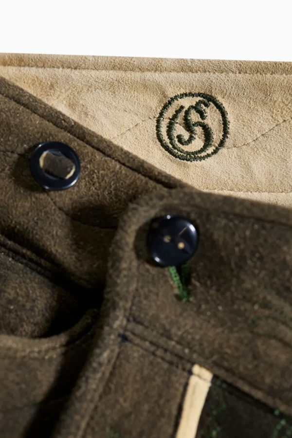 Lederhosen^Gottseidank Lederhose Uffing schwarzmorbid