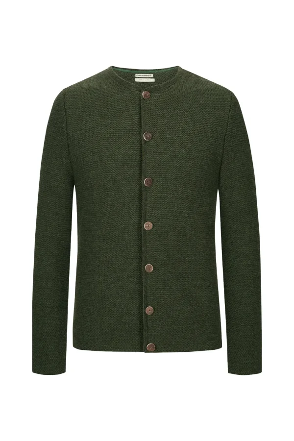 Strick^Gottseidank Strickjacke Franz bronzegrün